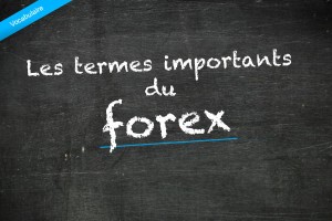 Les termes importants du forex